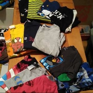 Boys long and short sleeve shirts lot